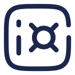 Safe Square SVG Icon